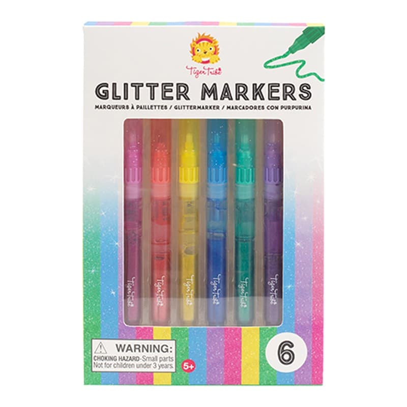 Tiger Tribe Glitter Markers