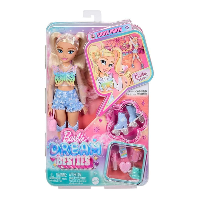Barbie Dream Besties Roller Skate - Barbie Malibu Doll