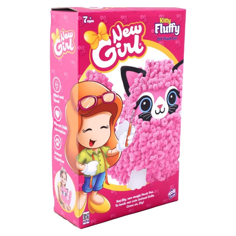 New Girl DIY Plush Kitty Fluffy thumbnail 5