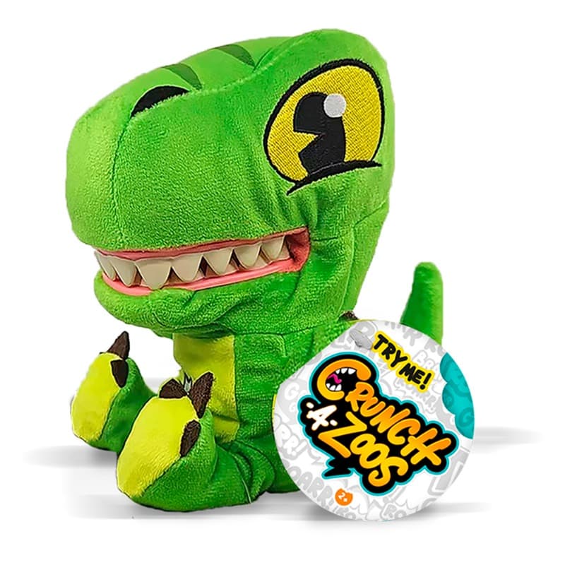 Crunchazoos Little Bites Dinosaur Plush Figure - Multi Colors thumbnail 3