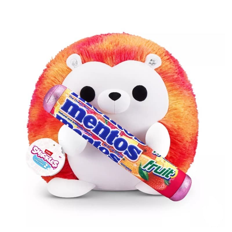 Snackles Hedgehog Plush Toy with Mentos 8 Inch