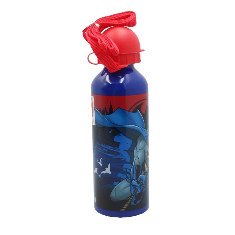 DC Batman Metal Water Bottle With Straps thumbnail 3