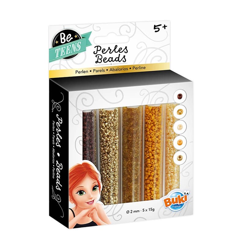 Buki Bead Tubes - Brown