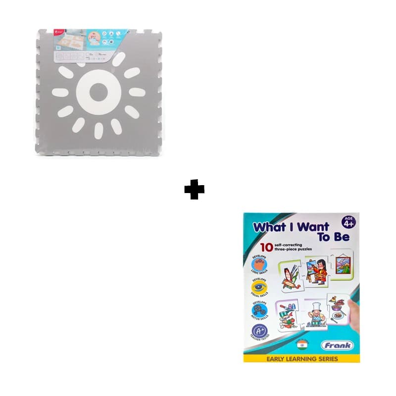 Discovery Bundle (Sunta Weather Puzzle Mat + Frank What I Want to Be Puzzle)