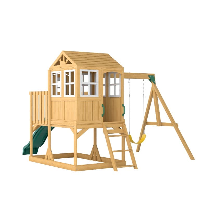 HIGHLINE RETREAT - Deluxe Wooden Playset & Swing Set thumbnail 4