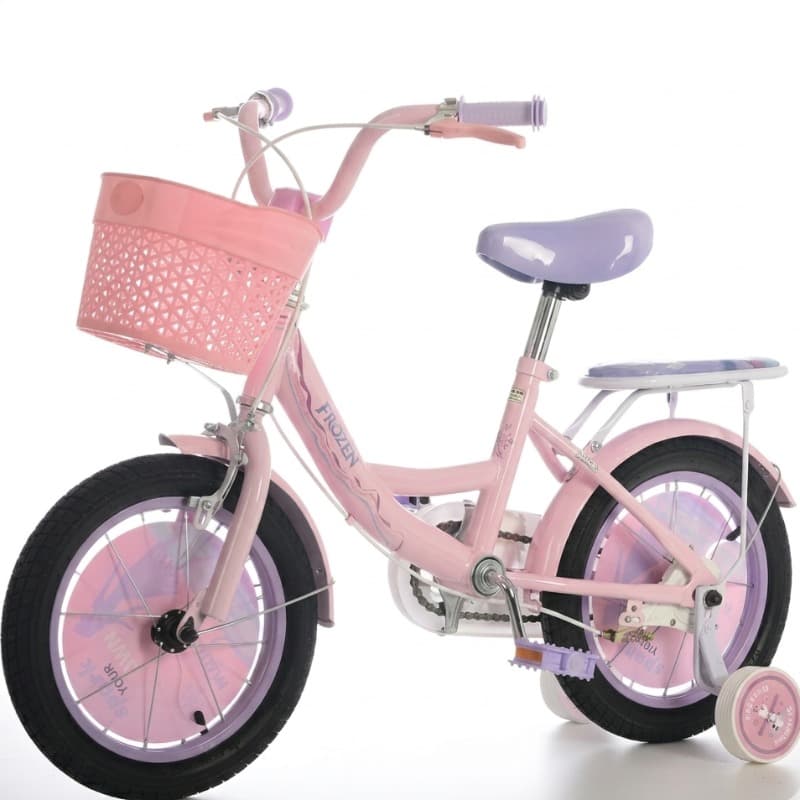 Disney Frozen 14-inch Kids Bicycle with Training Wheels thumbnail 2