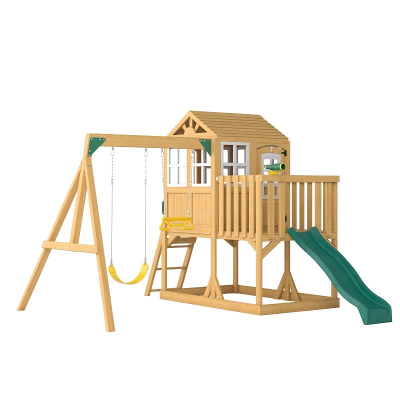 HIGHLINE RETREAT - Deluxe Wooden Playset & Swing Set