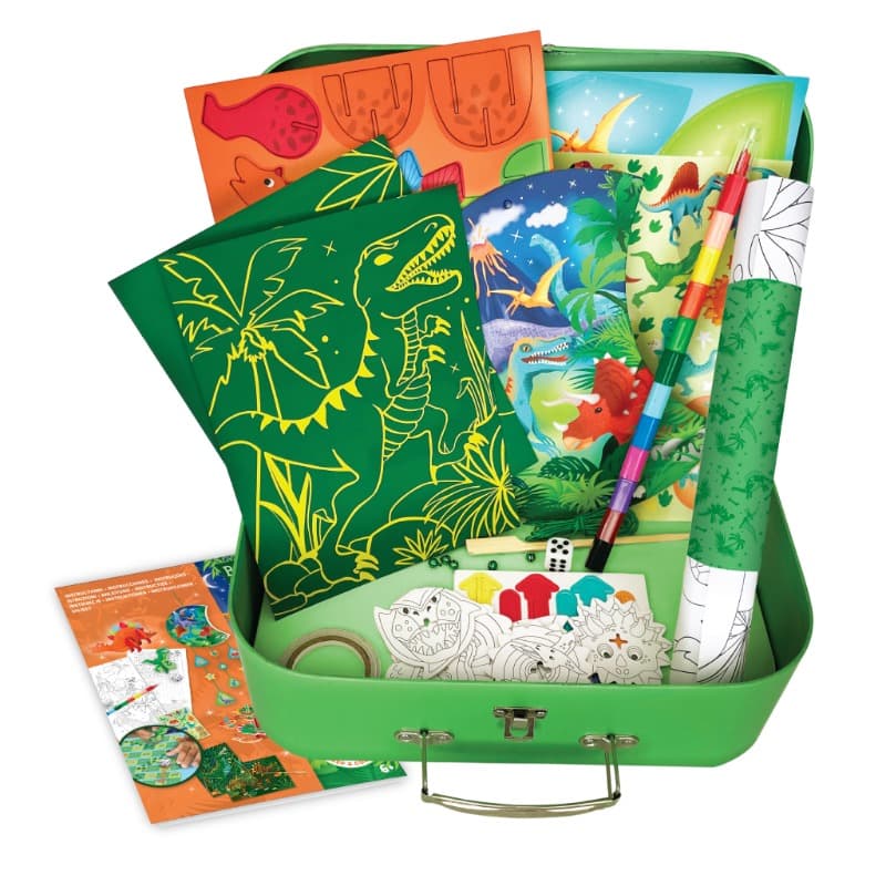 Box Candiy - Dino Adventure Travel Suitcase Multi Craft And Activity Set thumbnail 2