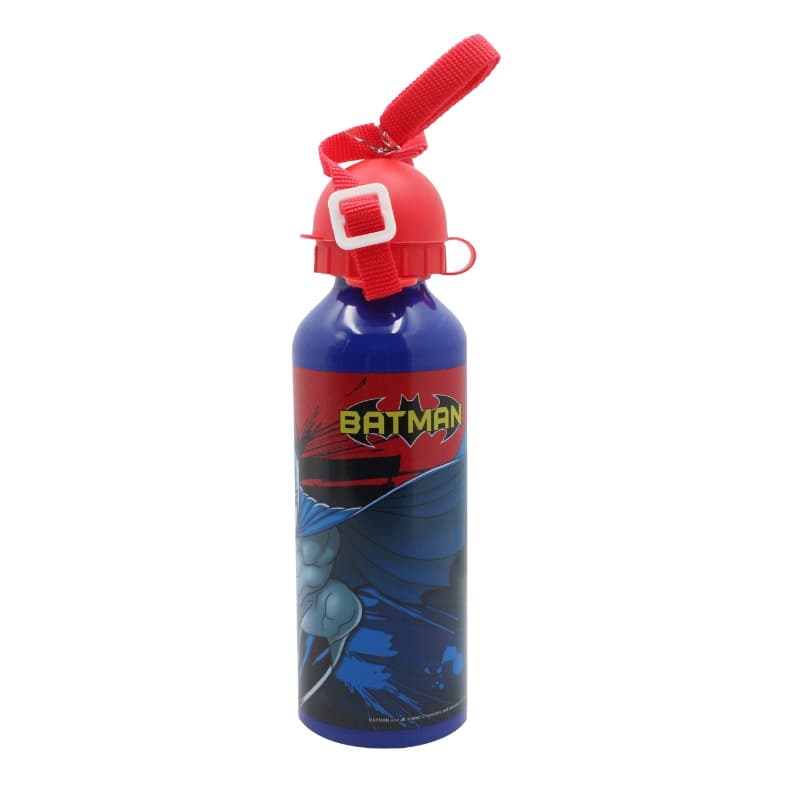 DC Batman Metal Water Bottle With Straps thumbnail 2
