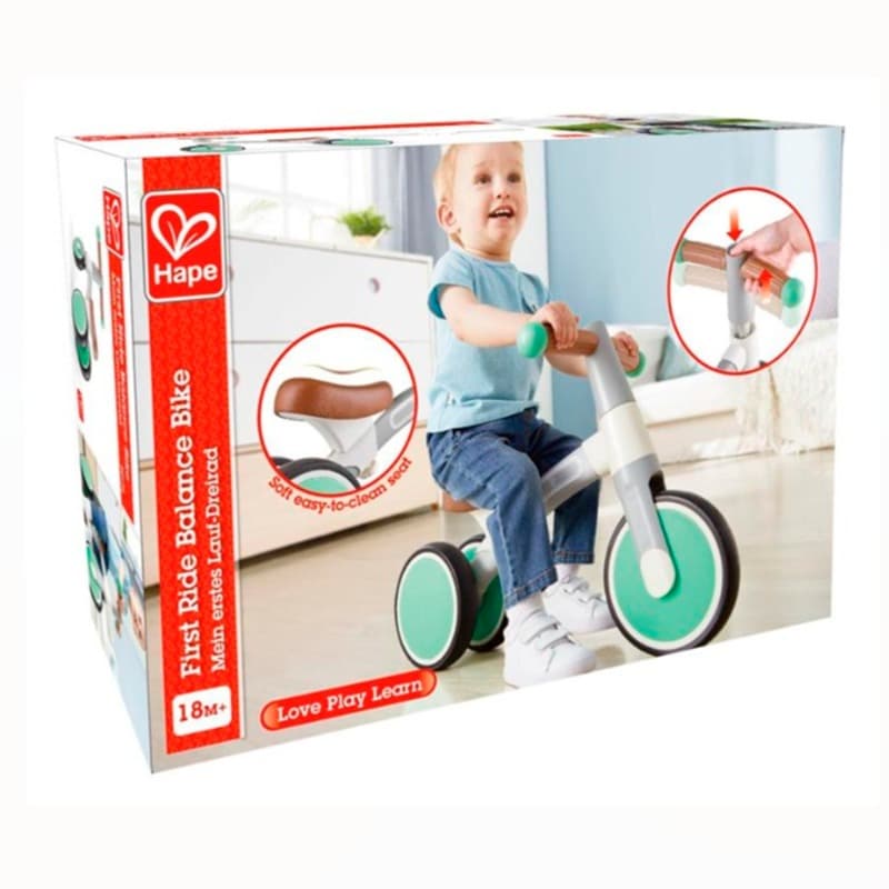 Hape First Ride Balance Bike Light Green