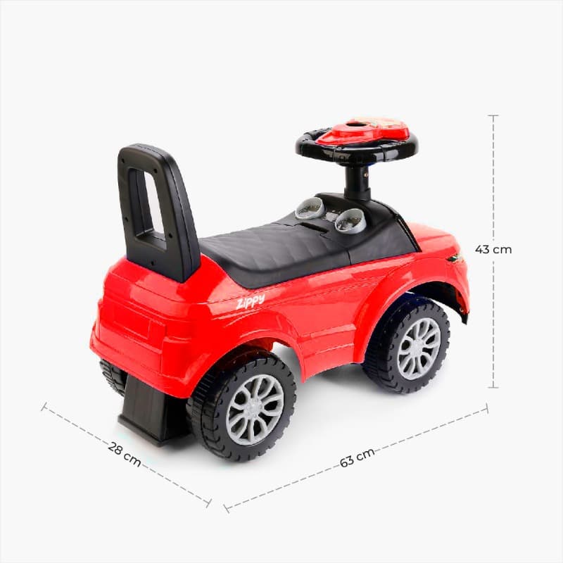 Moon Zippy Baby Sports Car - Red thumbnail 5