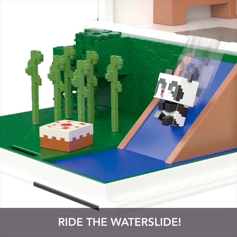 Minecraft Mob Head Mini Panda playset thumbnail 5