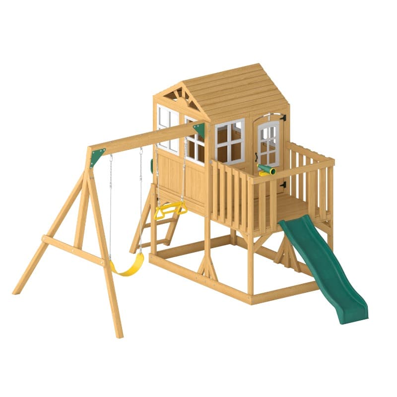 HIGHLINE RETREAT - Deluxe Wooden Playset & Swing Set thumbnail 2