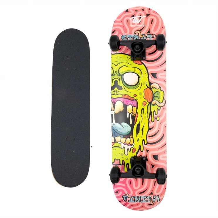 Tiny Wheel Skateboard Zombie - Large thumbnail 2