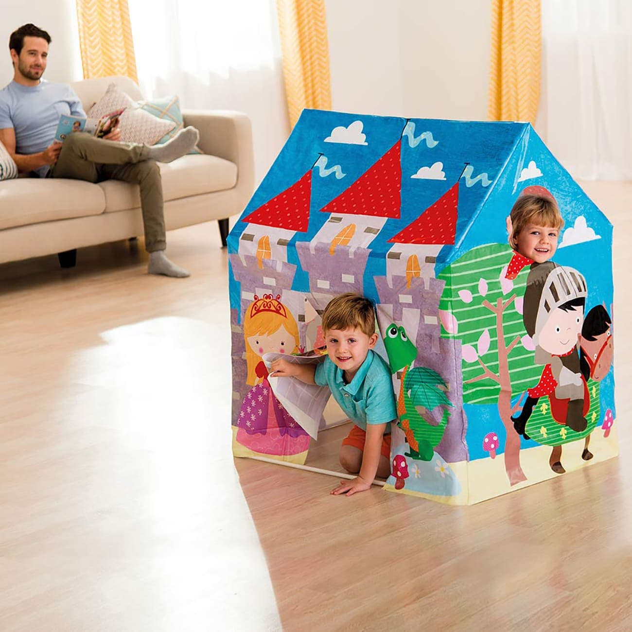 Intex Jungle Fun Cottage Wendy Tent House thumbnail 2