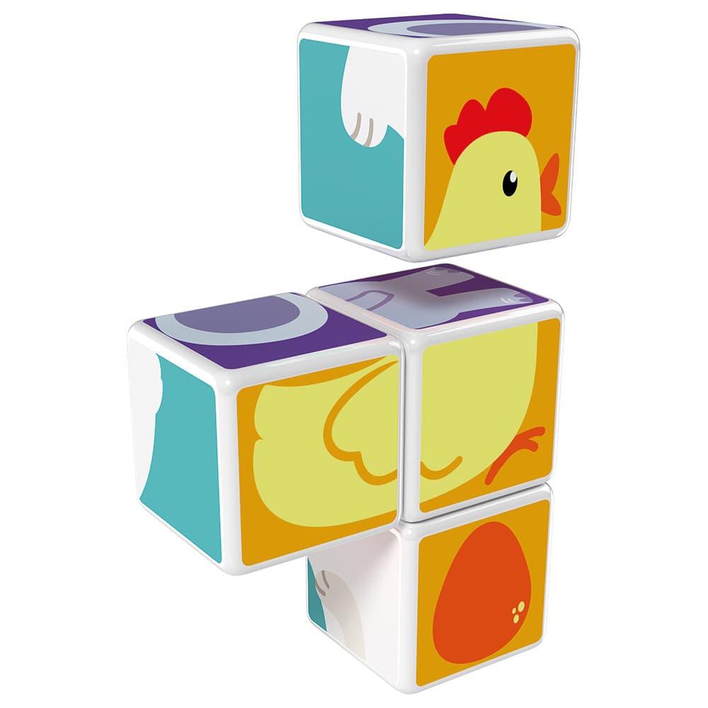 Geomag Magicube Printed Animals Friends And Card thumbnail 3
