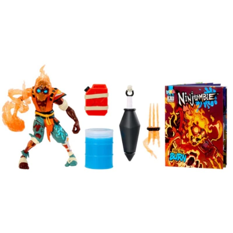 Ninjombie Action Figure Scorchstrike thumbnail 3