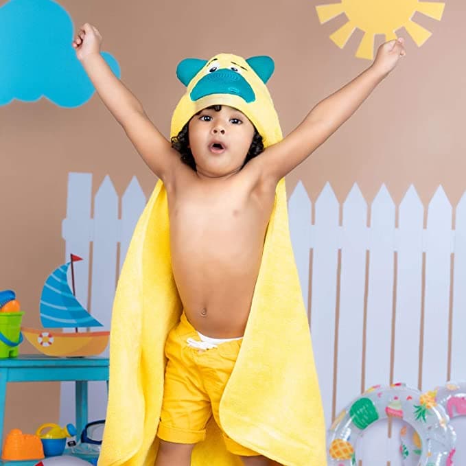 Rabbit Cotton Baby Bath Towel - Bear thumbnail 3