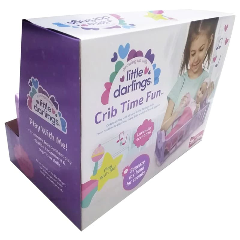 Baby Maziuna Little Darlings Doll In Crib thumbnail 2