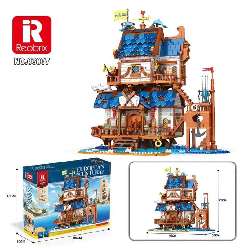 Reobrix Fishing House 2,450pcs thumbnail 2