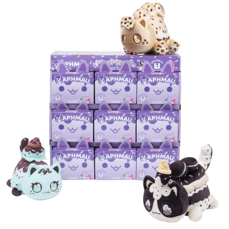 Aphmau Mystery MeeMeow Plush Ice Cream - 6inch - Assorted