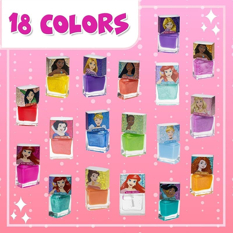 Townley Nail Polish Set Disney Princess 18 Pcs thumbnail 2