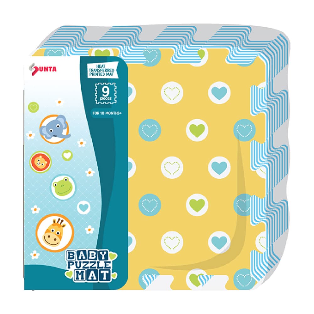 Sunta - Baby Puzzle Mat Cute Animal Print - 9 Pcs thumbnail 3