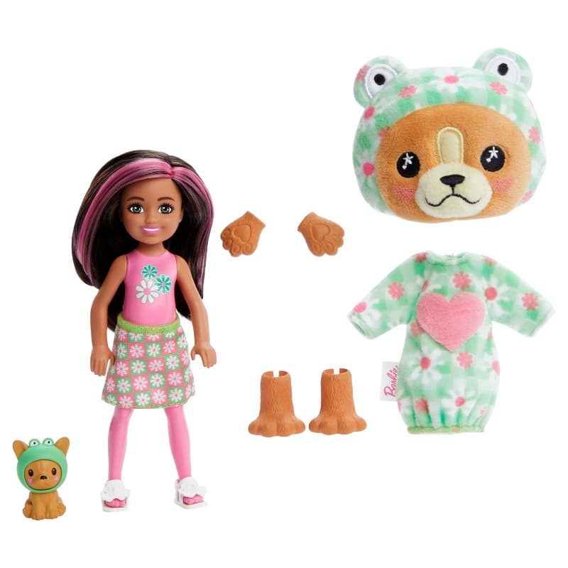 Barbie Cutie Barbie Reveal Chelsea Doll with 6 Surprises - Green thumbnail 2