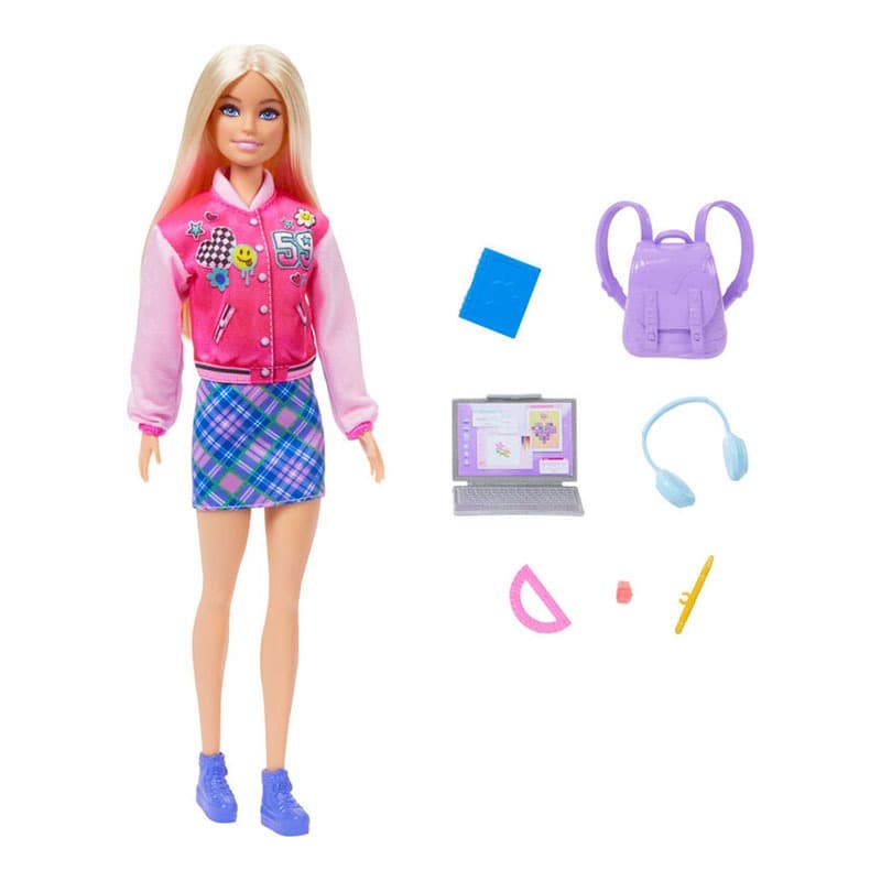 Barbie® Back to School Doll & Piece Count thumbnail 2