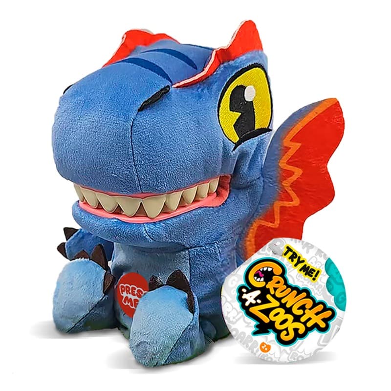 Crunchazoos Little Bites Dinosaur Plush Figure - Multi Colors thumbnail 2