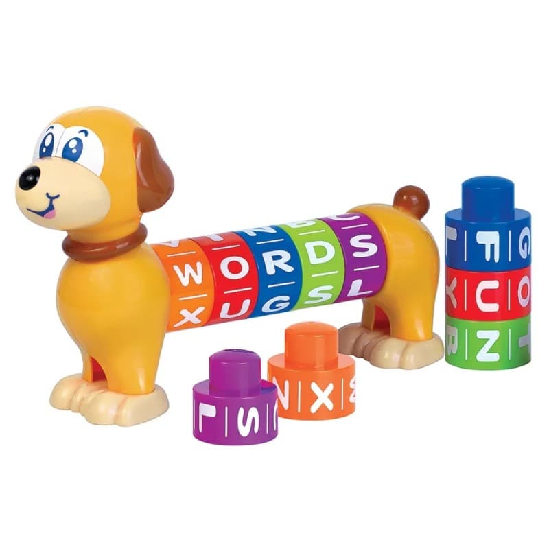 Little Learners Puppy Learning Blocks Alphabet 10 Blocks Set thumbnail 2