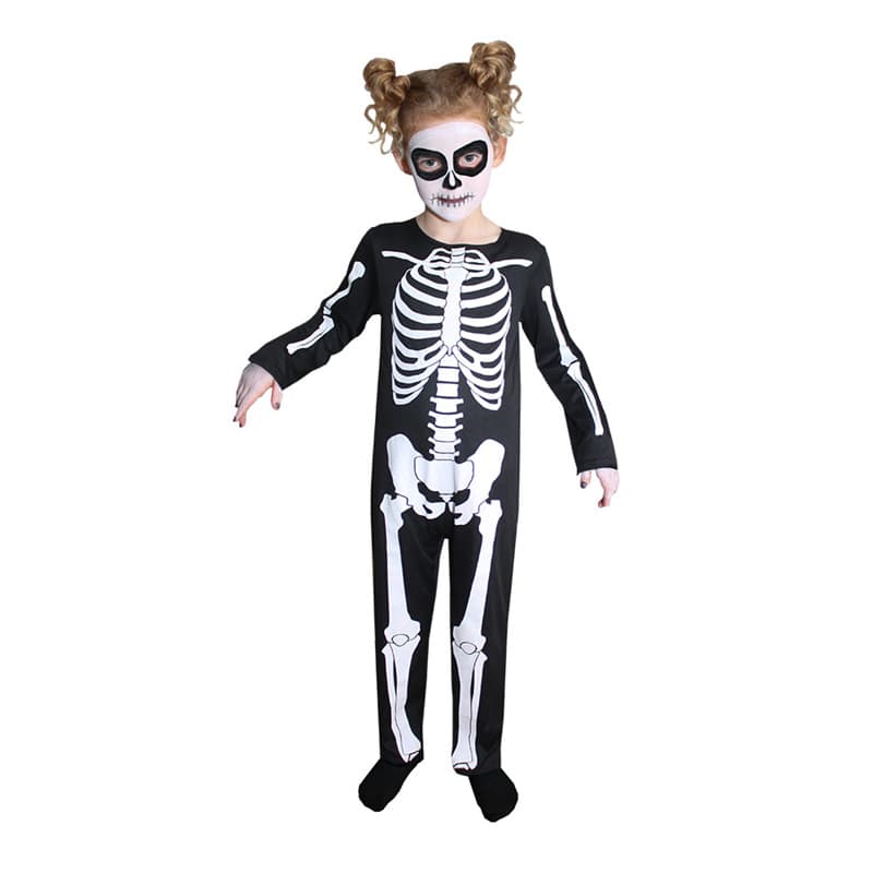 Mad Toys - Skeleton Jumpsuit Kids Halloween Costume - Large thumbnail 3