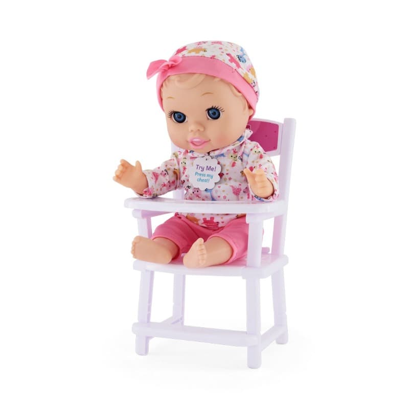 Baby Maziuna Little Darlings Feed And Giggle Doll - 8Pcs thumbnail 3