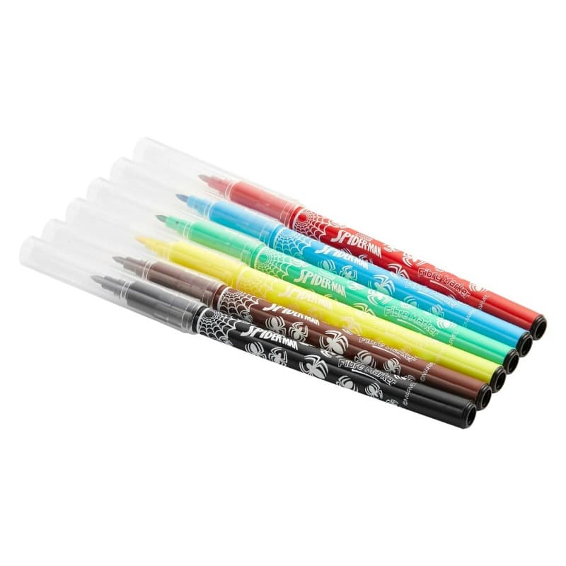 Marvel - Spider-Man 6 Pcs Fibre Markers thumbnail 2