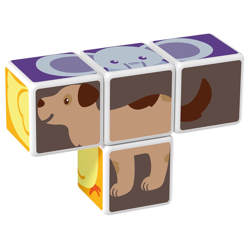 Geomag Magicube Printed Animals Friends And Card thumbnail 2