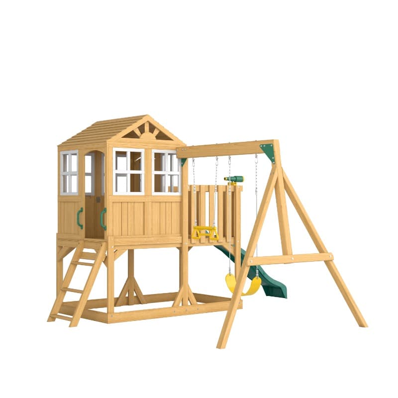 HIGHLINE RETREAT - Deluxe Wooden Playset & Swing Set thumbnail 3