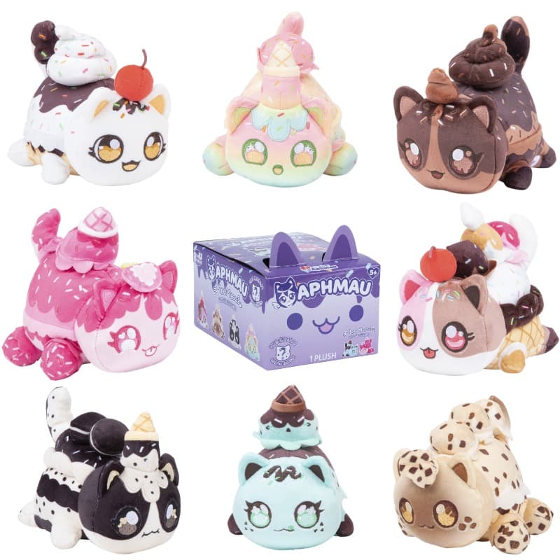 Aphmau Mystery MeeMeow Plush Ice Cream - 6inch - Assorted thumbnail 2