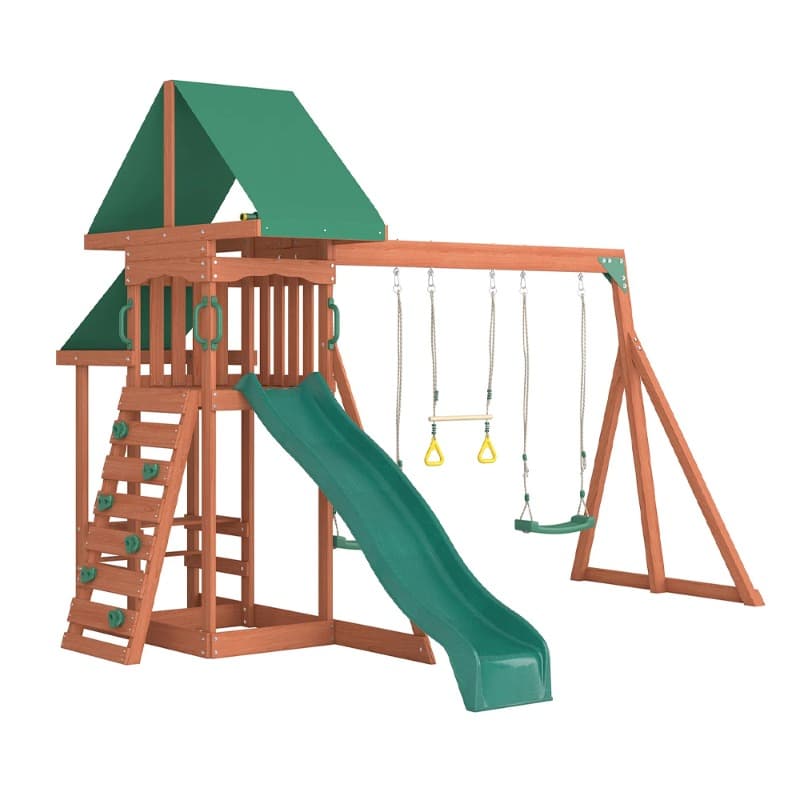 Kid Kraft Ainsley Outdoor Swing Set - Multicolor