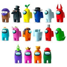 Toikido Among Us Crewmate Figures 3 Pack Deluxe Box-Multiple shapes thumbnail 4