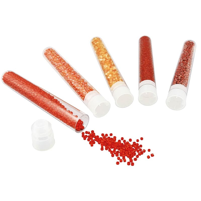Buki Bead Tubes - Red thumbnail 2
