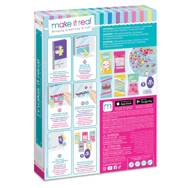 Make It Real Snackers Bracelet Kit Vending Machine thumbnail 3