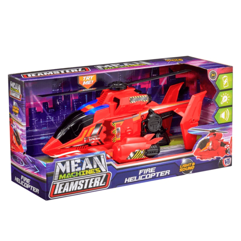 Teamsterz - Mean Machines Fire Rescue Helicopter thumbnail 3