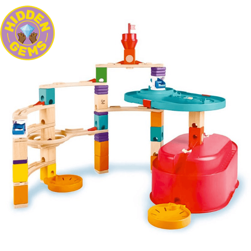 Hape Quadrilla Stack Track Bucket Set
