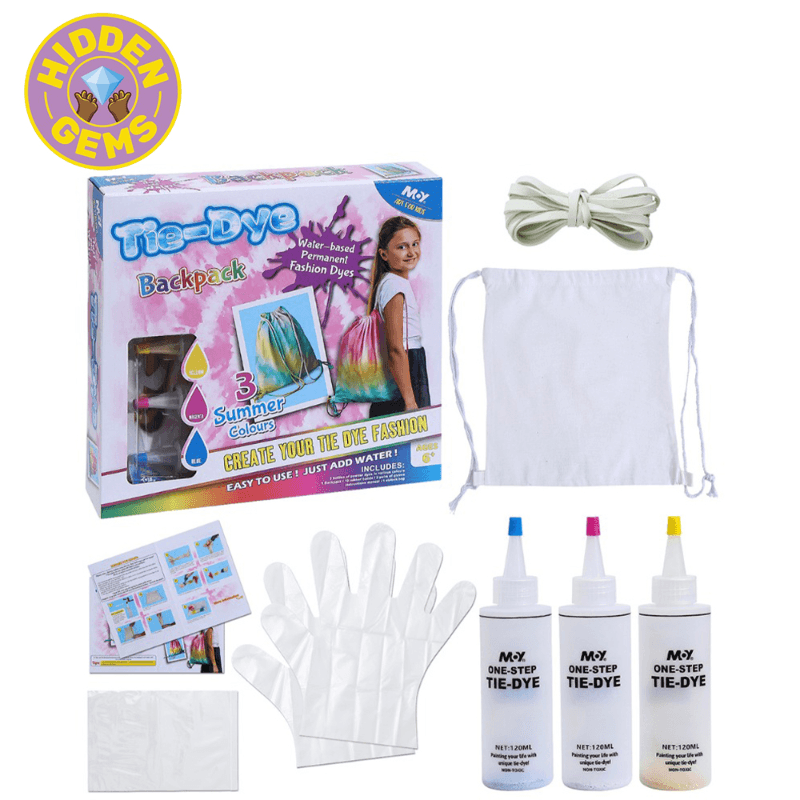 Tie-Dye Kit with Fabric Backpack